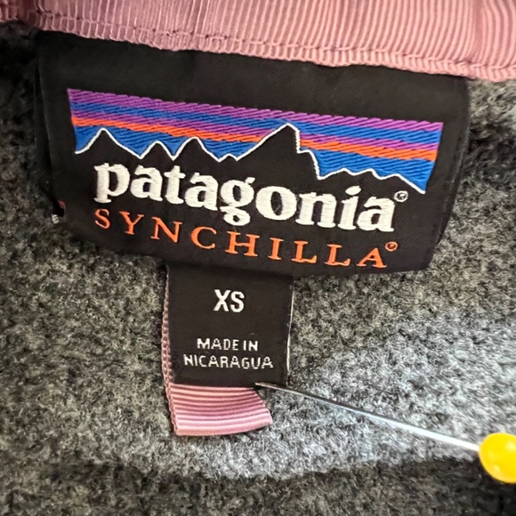 Vintage PATAGONIA Synchilla Snap T Light Weight Fleece Pullover Jacket - XS - Picture 6 of 10